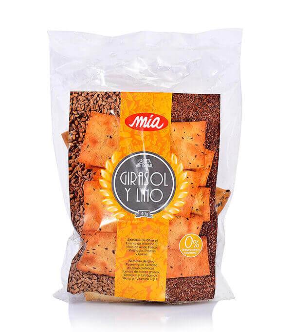 Galleta Artesnal de Girasol y Lino